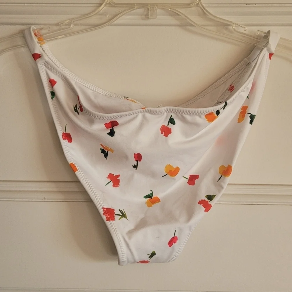 Caroline Constas Floral Print Women's Bikini Size Large NWT